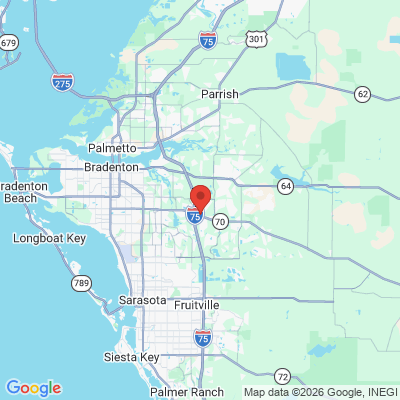 Map to  office in Bradenton, FL