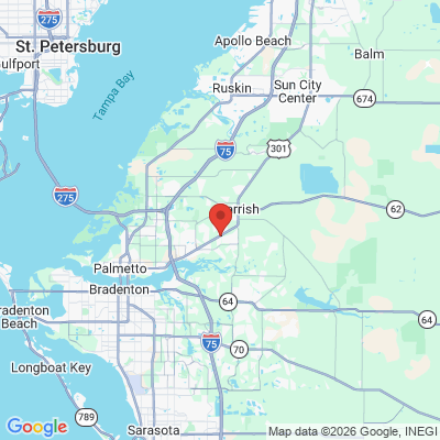 Map to  office in Parrish, FL