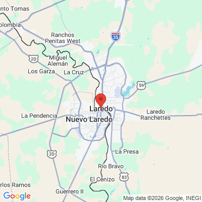Map to  office in Laredo, TX