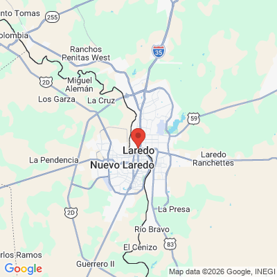 Map to  office in Laredo, TX