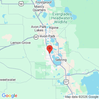 Map to Sebring Oral Surgery office in Sebring, FL
