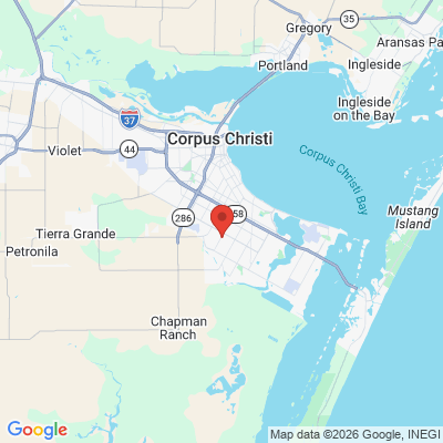 Map to  office in Corpus Christi, TX