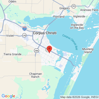 Map to  office in Corpus Christi, TX