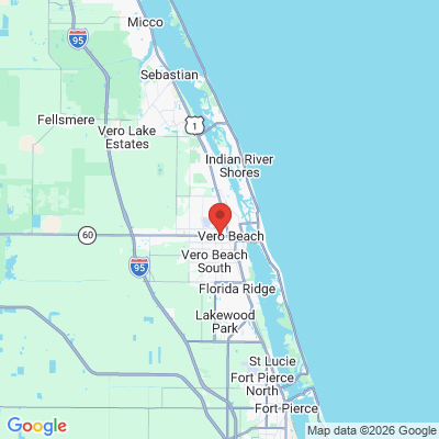Map to  office in Vero Beach, FL