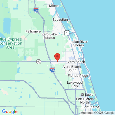 Map to  office in Vero Beach, FL