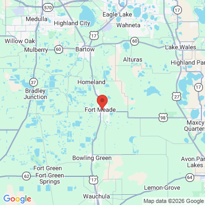 Map to  office in Fort Meade, FL