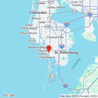 Map to  office in Professional Endodontics Of Pinellas, Co. P.A.