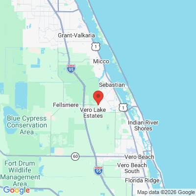 Map to  office in Sebastian, FL