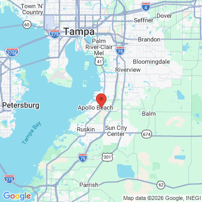 Map to  office in Apollo Beach, FL