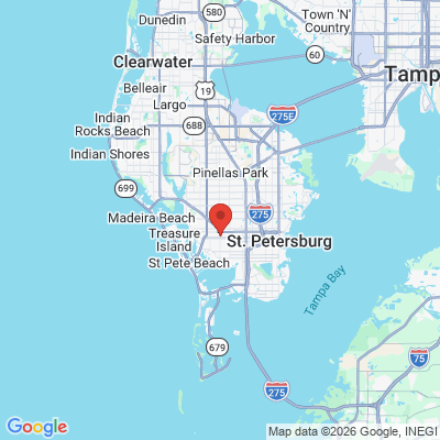 Map to  office in Saint Petersburg, FL