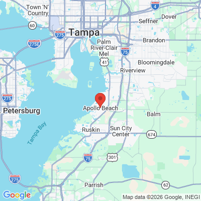 Map to  office in Apollo Beach, FL