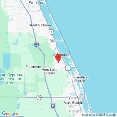 Map to  office in Sebastian, FL