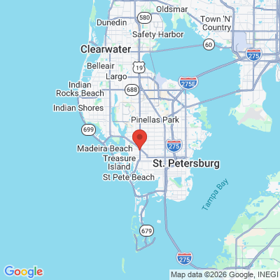 Map to  office in Saint Petersburg, FL