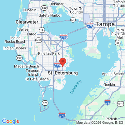 Map to  office in Saint Petersburg, FL