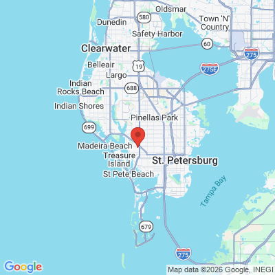 Map to  office in Saint Petersburg, FL