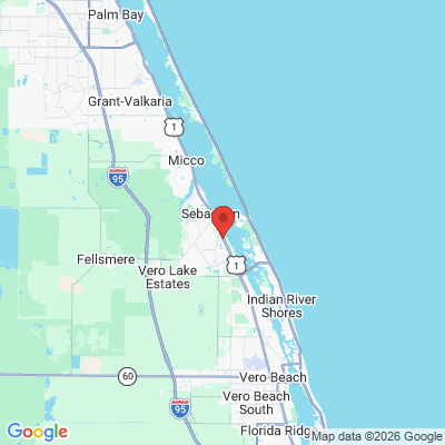 Map to  office in Sebastian, FL
