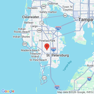 Map to  office in Saint Petersburg, FL