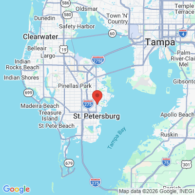 Map to  office in Saint Petersburg, FL
