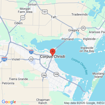 Map to  office in Corpus Christi, TX