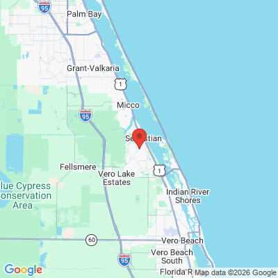 Map to  office in Sebastian, FL