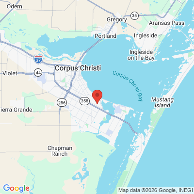 Map to  office in Corpus Christi, TX