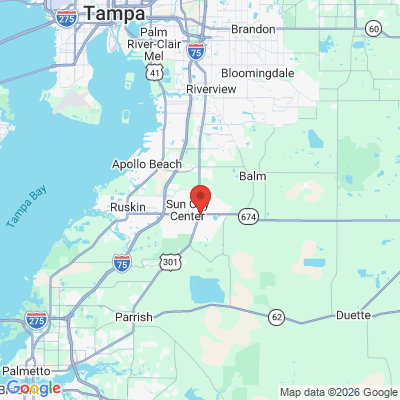 Map to  office in Wimauma, FL