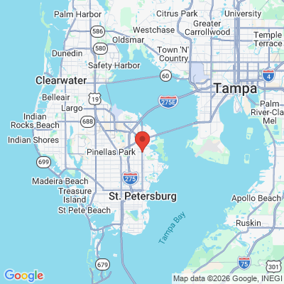 Map to  office in Saint Petersburg, FL