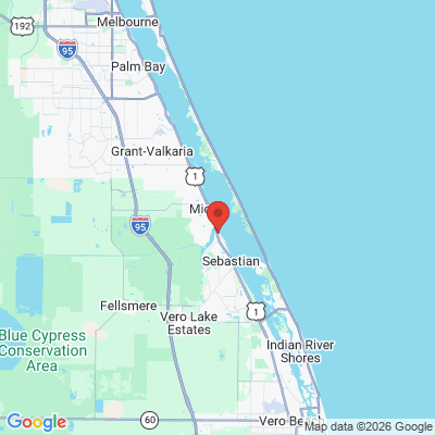 Map to  office in Sebastian, FL
