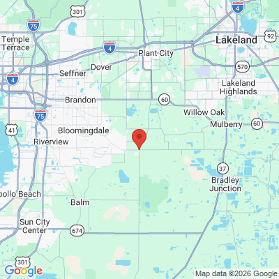 Map to  office in Lithia, FL