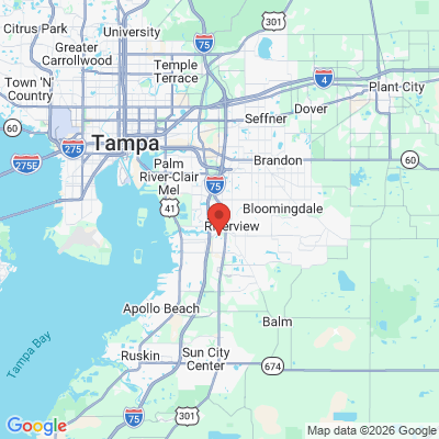 Map to  office in Riverview, FL