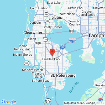 Map to  office in Pinellas Park, FL