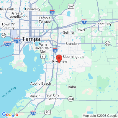 Map to  office in Riverview, FL