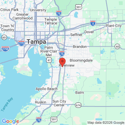 Map to  office in Riverview, FL