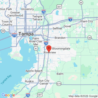 Map to  office in Riverview, FL