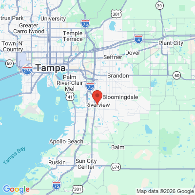 Map to  office in Riverview, FL