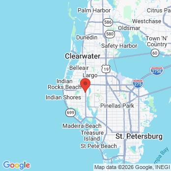 Map to All About You Dentistry office in Largo, FL