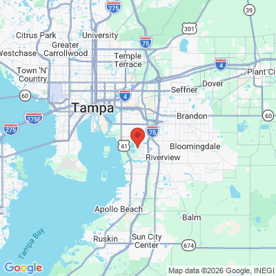 Map to  office in Riverview, FL