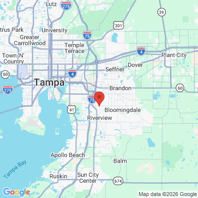 Map to  office in Riverview, FL