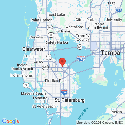 Map to  office in Clearwater, FL