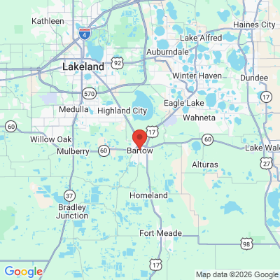 Map to  office in Bartow, FL