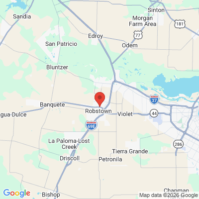 Map to  office in Robstown, TX