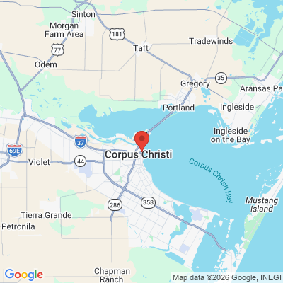 Map to  office in Corpus Christi, TX