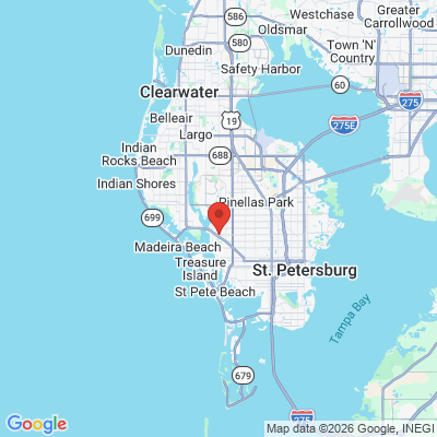 Map to  office in Saint Petersburg, FL
