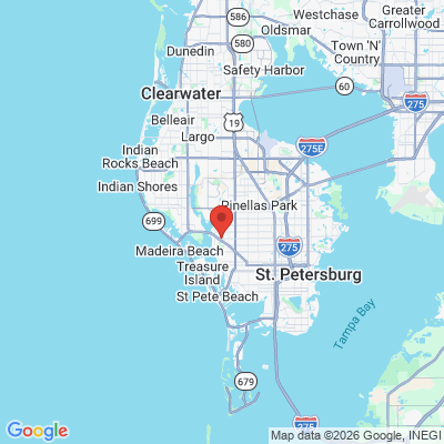 Map to  office in Saint Petersburg, FL