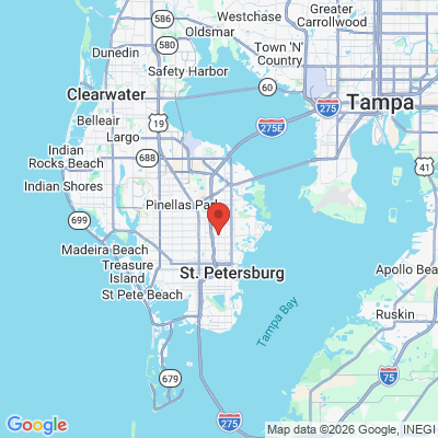 Map to  office in Saint Petersburg, FL