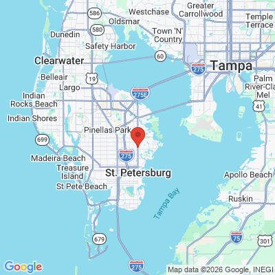 Map to  office in Saint Petersburg, FL