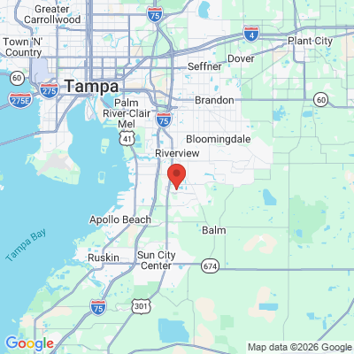 Map to  office in Riverview, FL
