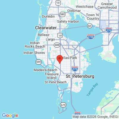 Map to  office in Saint Petersburg, FL