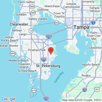 Map to  office in Saint Petersburg, FL