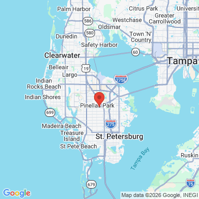 Map to  office in Pinellas Park, FL